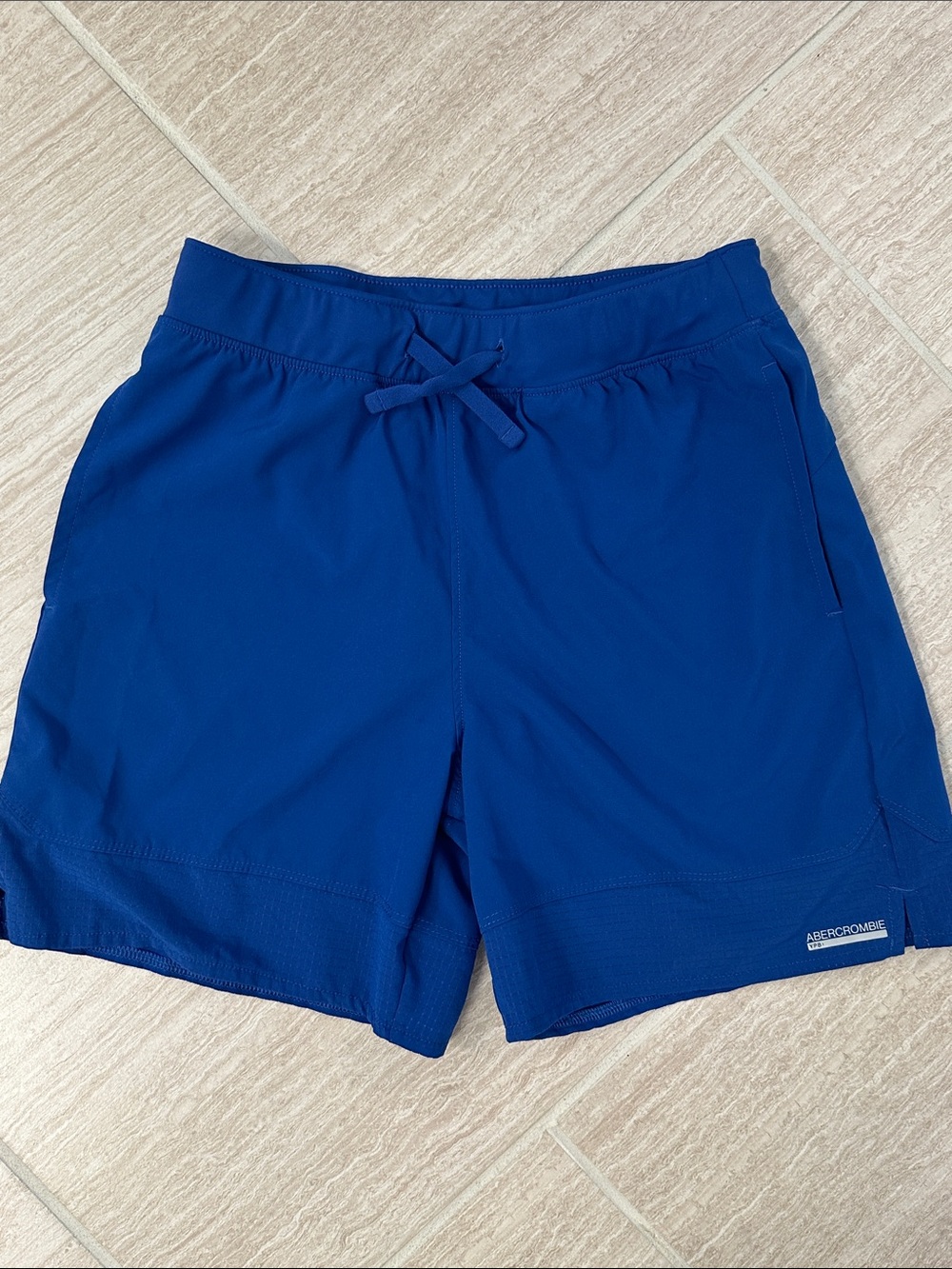 Abercrombie Boys YPB Royal Blue Drawstring Athletic Shorts - Size 11/12 - NWOT